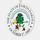 ノースダコタ徴候 セラミックオーナメント (左)
