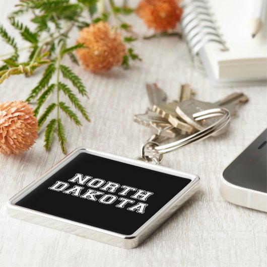 ノースダコタ キーホルダー (側面)
