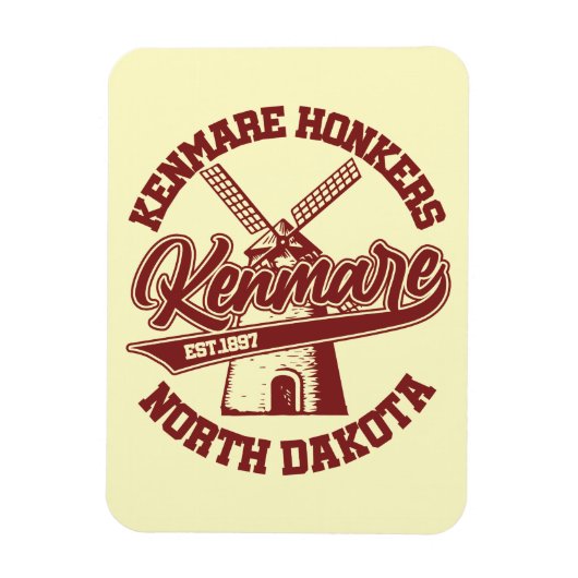ノースダコタ・ケンマーレ マグネット (縦)