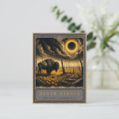 ノースダコタ |ゴシック様式の絵葉書 ポストカード (スタンド正面)