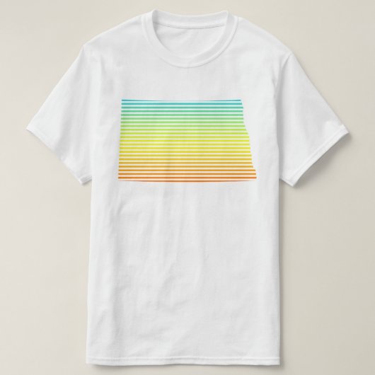 ノースダコタ・チル・フェード Tシャツ (デザイン正面)