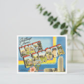 ノースダコタ・ヴィンテージ旅行からの挨拶 ポストカード (スタンド正面)