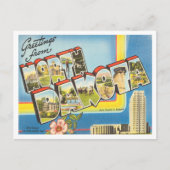 ノースダコタ・ヴィンテージ旅行からの挨拶 ポストカード (正面)