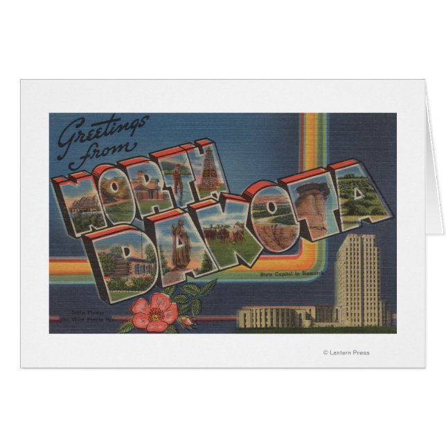 ノースダコタ(州首都/花) (正面横)