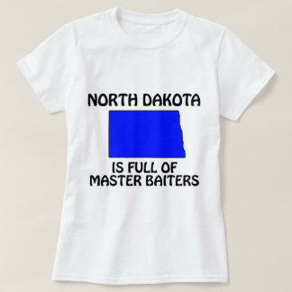 ノースダコタ - 釣り名人だらけ Tシャツ
