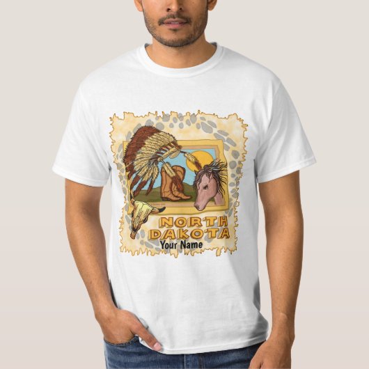 ノースダコタ Tシャツ (正面)