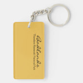 ノースダコタKeychainの荒地 キーホルダー (裏面)