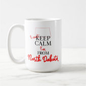 ノースダコ保タの出身なのに落ち着かない コーヒーマグカップ (左)