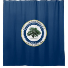 ノースチャールストン州旗(サウスカロライナ州) シャワーカーテン