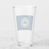 ノースチャールストン州旗(サウスカロライナ州) タンブラーグラス (裏面)