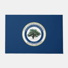 ノースチャールストン州旗(サウスカロライナ州) ドアマット