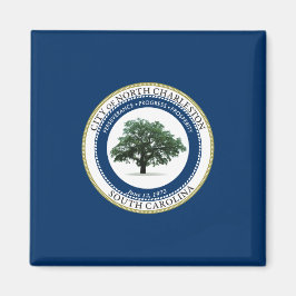 ノースチャールストン州旗(サウスカロライナ州) マグネット