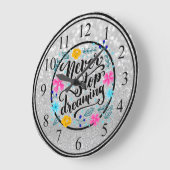 ノーストップ信じト ラージ壁時計 (傾斜)