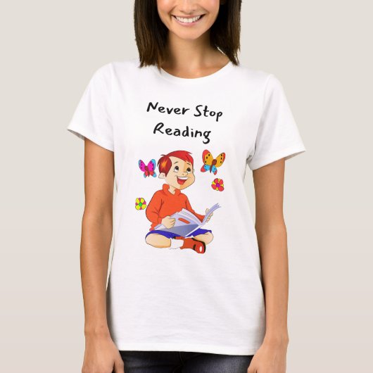 ノーストップ読ト Tシャツ (正面)