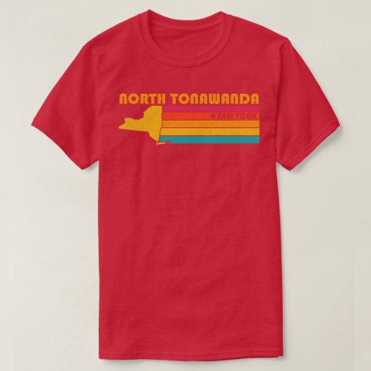 ノーストナニューヨークヴィンテージ動揺して土産 Tシャツ (デザイン正面)