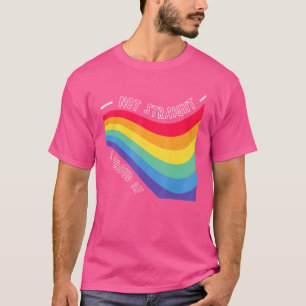 ノーストレート誇りを持ったとAf Lgbtプライド虹 Tシャツ