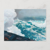 ノーストースター(1895) by Winslow Homer – オーバーナイトWa ポストカード (正面)