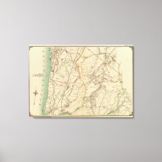 ノースニューヨークシティ5 キャンバスプリント (正面)