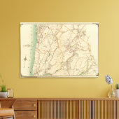 ノースニューヨークシティ5 キャンバスプリント (インサイチュ (リビング))