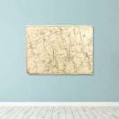 ノースニューヨークシティ5 キャンバスプリント (インサイチュ (ウッドフロア))