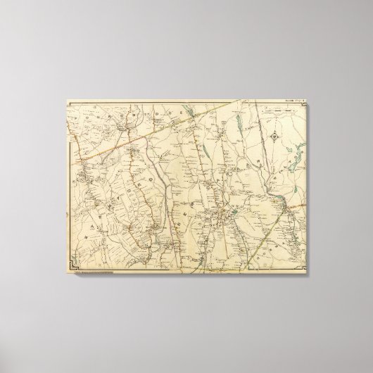 ノースニューヨークシティ5 キャンバスプリント (正面)