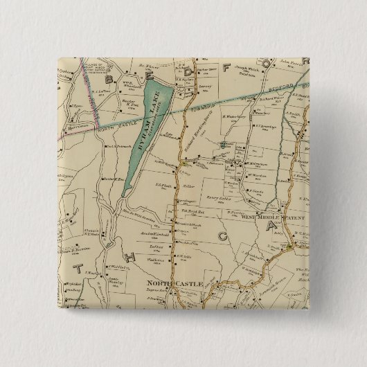 ノースニューヨークシティ 缶バッジ (正面)