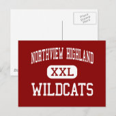 ノースビューハイランド – Wildcats - Grand Rapids ポストカード (正面/裏面)