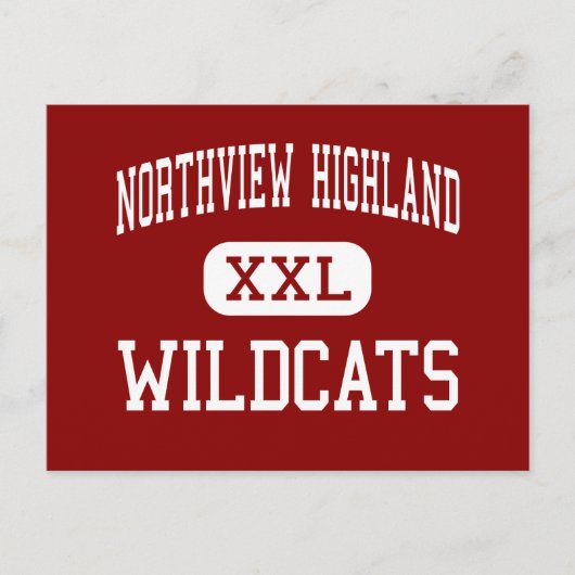 ノースビューハイランド – Wildcats - Grand Rapids ポストカード (正面)