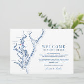 ノースビーチMD結婚の歓迎と旅程 サンキューカード (スタンド正面)