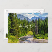 ノースフォークショショーネ考えリバーのハガキ ポストカード (正面/裏面)