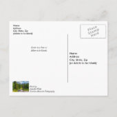 ノースフォークショショーネ考えリバーのハガキ ポストカード (裏面)