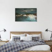 ノースブリッジビューの滝の夜 キャンバスプリント (インサイチュ (寝室))