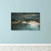 ノースブリッジビューの滝の夜 キャンバスプリント (インサイチュ (ウッドフロア))