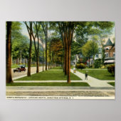 ノースブロードウェイ、サラトガ春、NYヴィンテージ ポスター (正面)