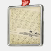 ノースプラット、ネブラスカ メタルオーナメント (左)