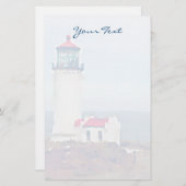 ノースヘッドライトハウスイルワコ， waウォーターカラープリント 便箋 (正面/裏面)