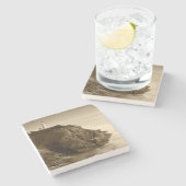 ノースヘッドライトハウス|フォートキャンビー州パーク（ワシントン州） ストーンコースター (横)