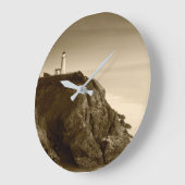 ノースヘッドライトハウス|フォートキャンビー州パーク（ワシントン州） ラージ壁時計 (傾斜)