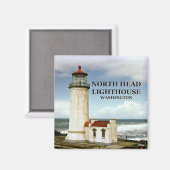 ノースヘッドライトハウス、ワシントンMagnet マグネット (正面/裏面)