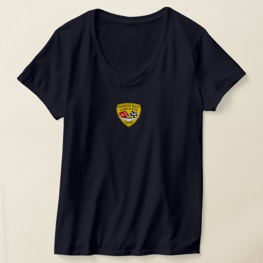 ノースベイコルベットAutocrossおばあちゃんTシャツ Tシャツ (レイダウン)