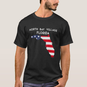 ノースベイビレッジフロリダUSA州アメリカトラベル Tシャツ