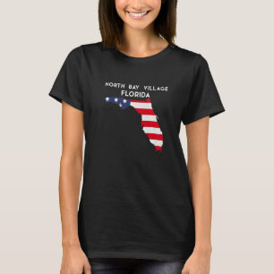 ノースベイビレッジフロリダUSA州アメリカトラベル Tシャツ