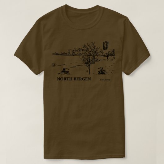 ノースベルゲンニュージャージー4 Tシャツ (デザイン正面)