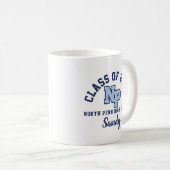 ノースペン高校 マグカップ、紅茶、カップ コーヒーマグカップ (正面右)