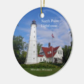 ノースポイントライトハウスオーナメント セラミックオーナメント (左)