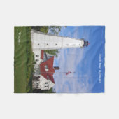 ノースポイントライトハウスブランケット フリースブランケット (正面(横))