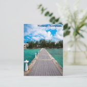 ノースポイント埠頭 – グランドケイマン ポストカード (スタンド正面)