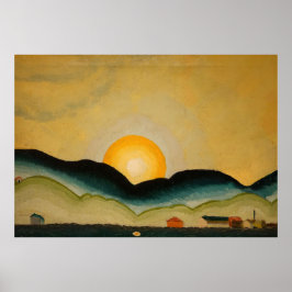 ノースポートハーバー(1929) Arthur Dove Canvas Print ポスター