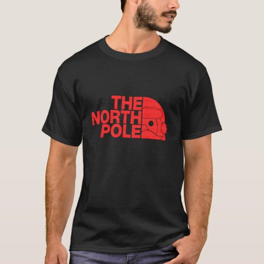 ノースポールで笑っちゃうクリスマス Tシャツ (正面)
