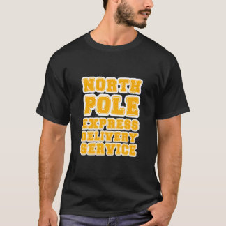 "ノースポールエクスプレス配送サービス" クリスマスTシャツ Tシャツ